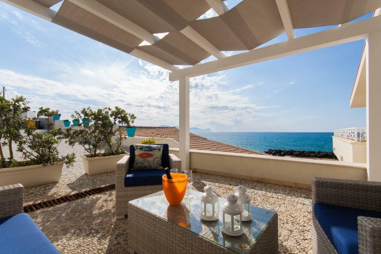 Terrazza Sul Mare By Le Dhome Sicily Trappeto  Bagian luar foto